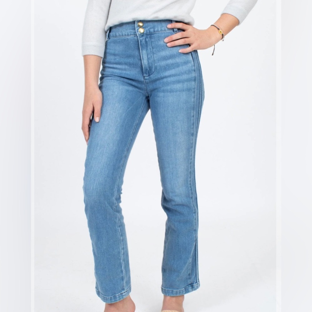 Frame high rise Cropped ankle jeans